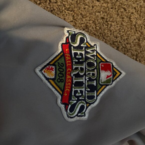 Philadelphia Phillies Cole Hamels Authentic MLB Jersey with All Star Patch - Picture 2 of 4